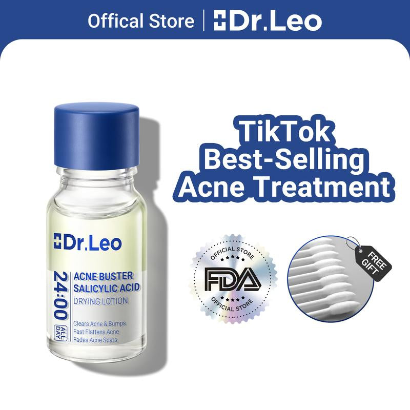 Dr.Leo Salicylic Acid Drying Lotion - Rapid 24H Pimple Relief, Fade Acne Marks & Control Oil for Sensitive Skin